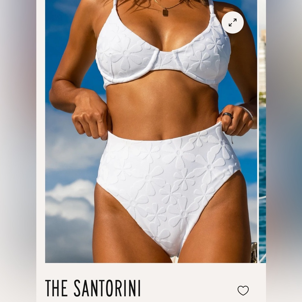 Kenny Flowers White Bikini